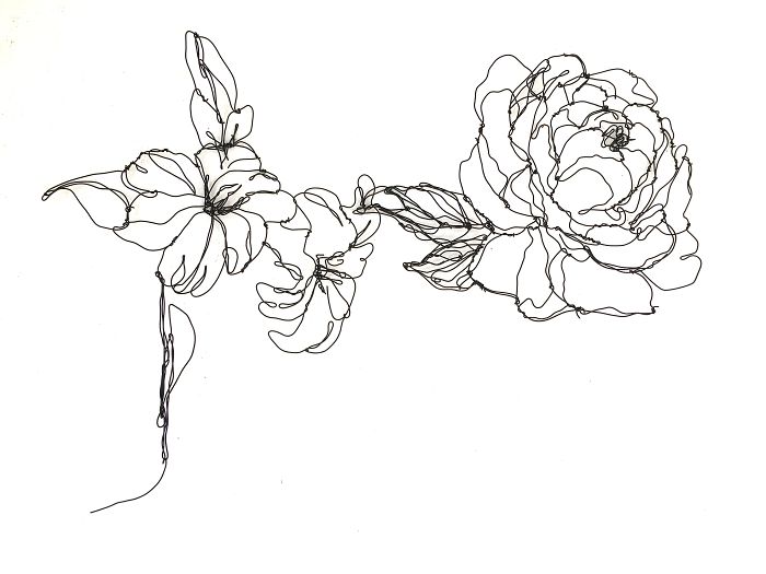 I Make All Kind Of Wire Portraits: Humans, Animals And Plants