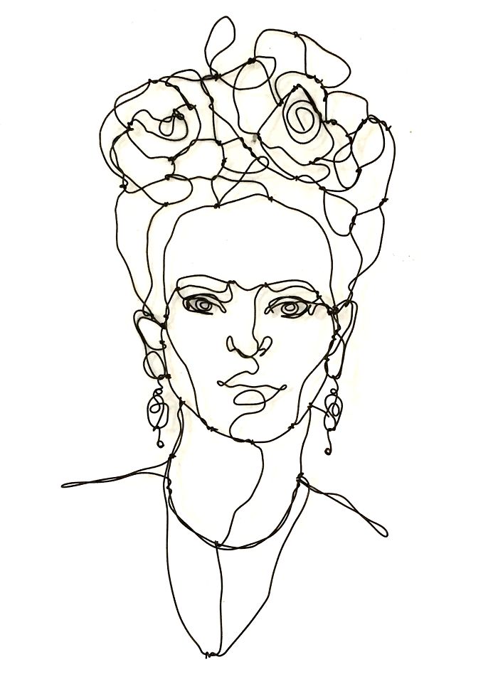 I Make All Kind Of Wire Portraits: Humans, Animals And Plants