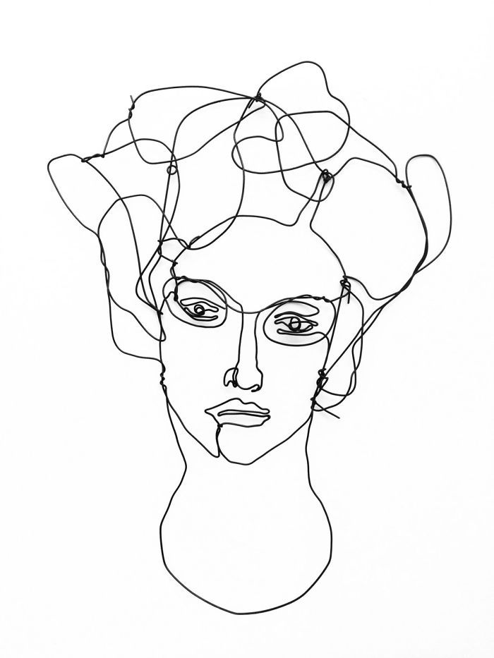 I Make All Kind Of Wire Portraits: Humans, Animals And Plants