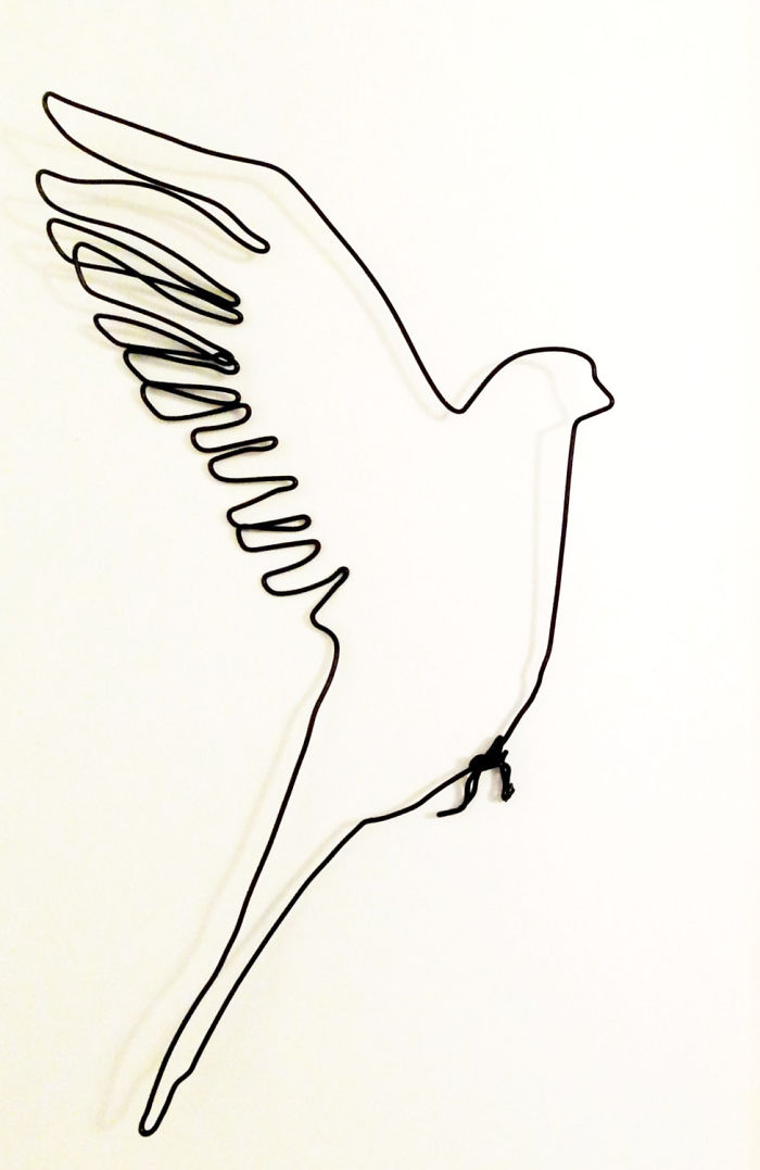 I Make All Kind Of Wire Portraits: Humans, Animals And Plants