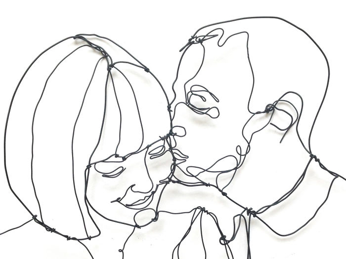 I Make All Kind Of Wire Portraits: Humans, Animals And Plants