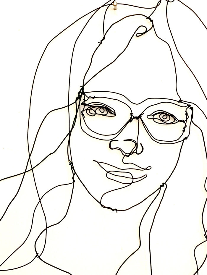 I Make All Kind Of Wire Portraits: Humans, Animals And Plants