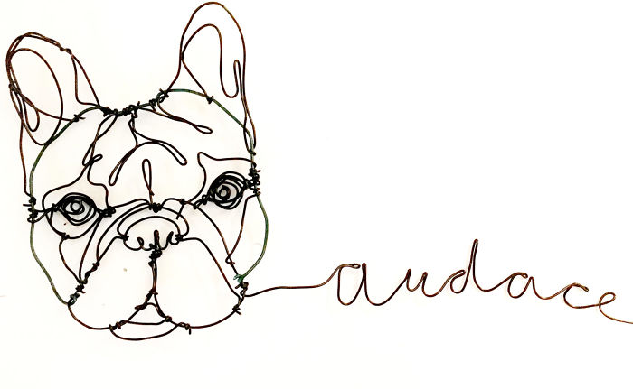 I Make All Kind Of Wire Portraits: Humans, Animals And Plants