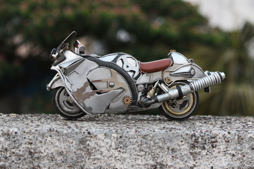 I Make Amazing Models From Scrap Metal I Make Amazing Models From Scrap Metal