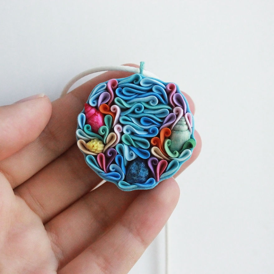 I Make Jewelry From Polymer Clay In Unusual Style