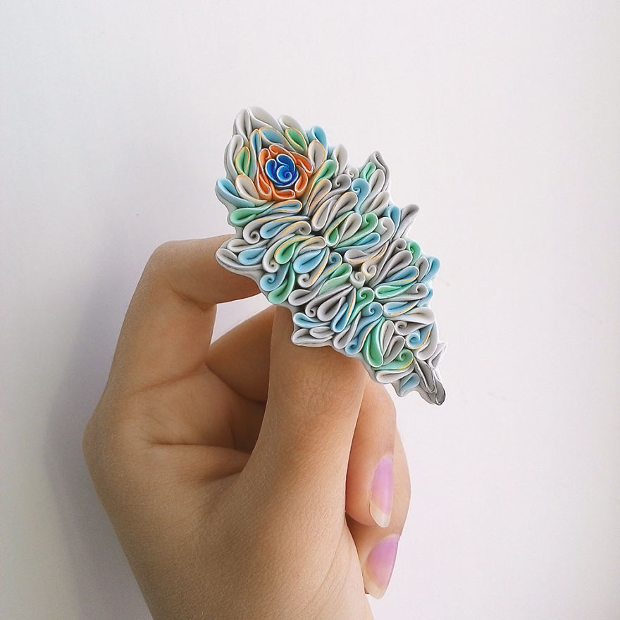 I Make Jewelry From Polymer Clay In Unusual Style
