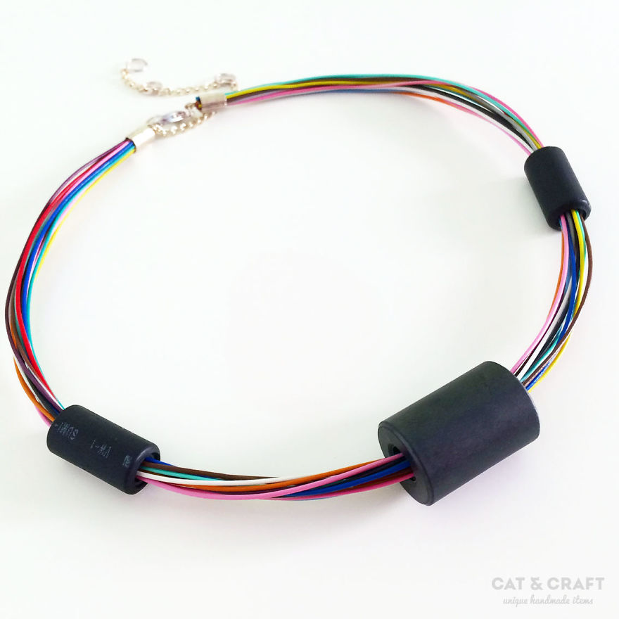 I Make Unique Geeky Jewelry Out Of Recycled Computers (10 Pics)