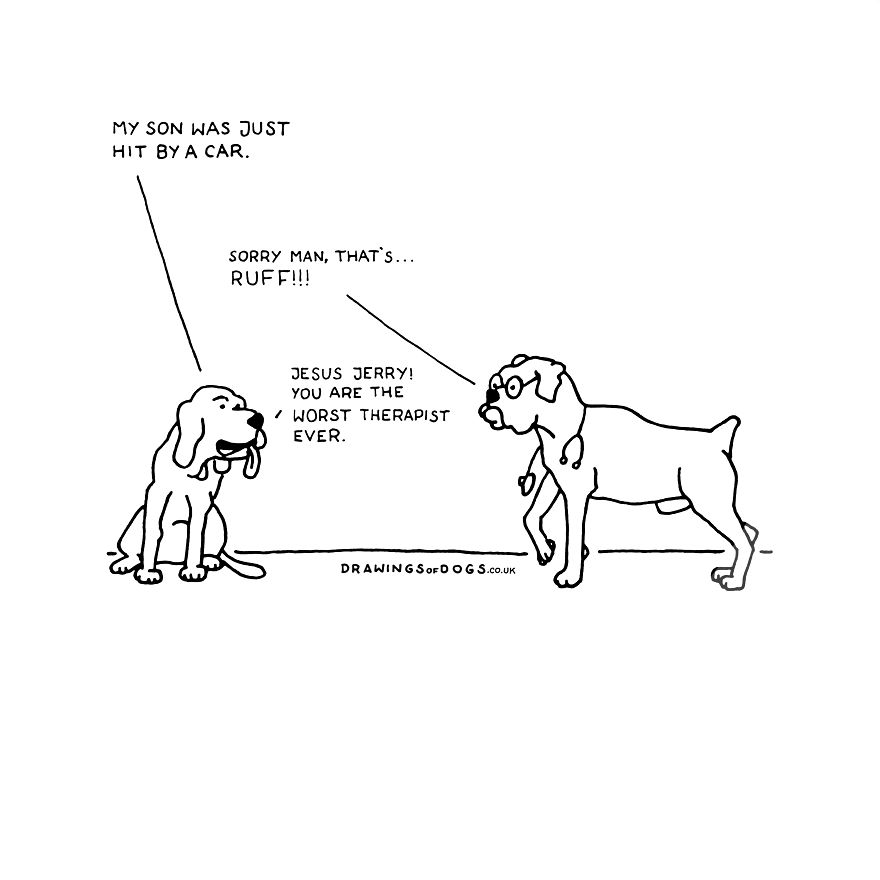 I Started Doing Amusing Drawings Of Dogs When Anxiety Forced Me To Drop Out Of A Philosophy Phd.