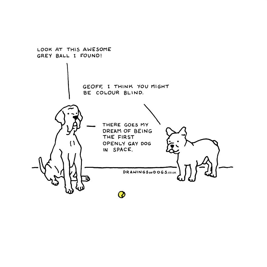 I Started Doing Amusing Drawings Of Dogs When Anxiety Forced Me To Drop Out Of A Philosophy Phd.