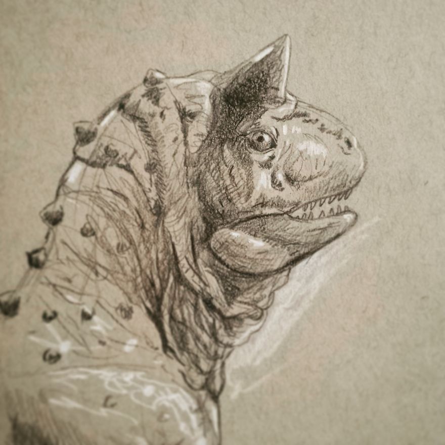 I Turned A Stack Of Dinosaur Drawings Into An Art Book!