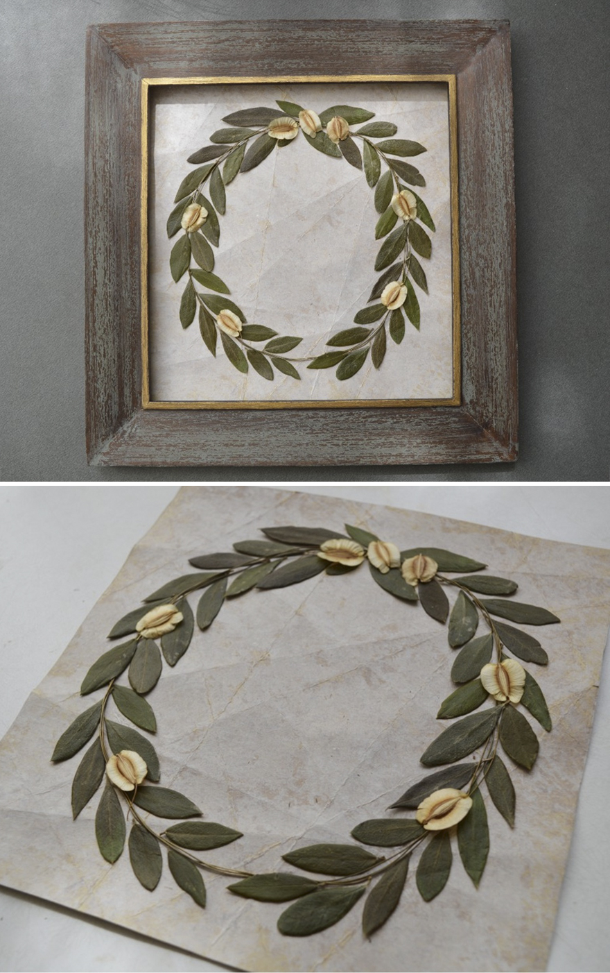 I Use Dried Pressed Plants And Painting To Create Original Artworks