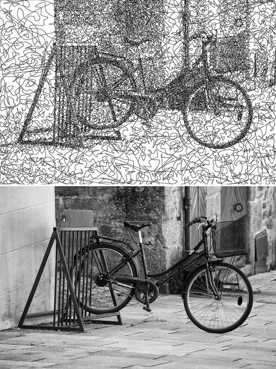 I Wrote An Algorithm That Doodles Drawings From A Single Line