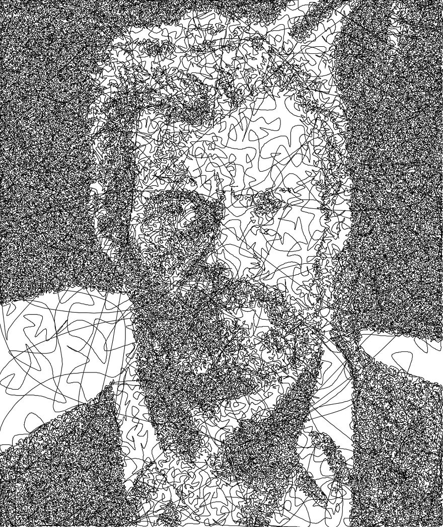 I Wrote An Algorithm That Doodles Drawings From A Single Line