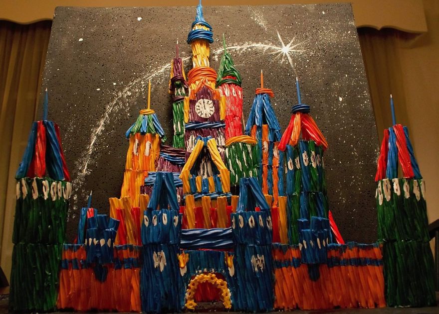 2 Foot Tall Candy Castle Made Out Of Twizzlers 2 Foot Tall Candy Castle Made Out Of Twizzlers