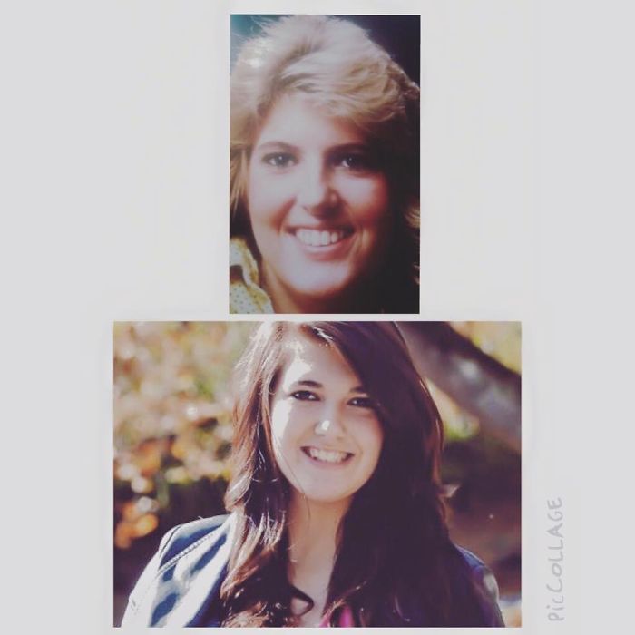 Mom, Age 20. Daughter, Age 18.