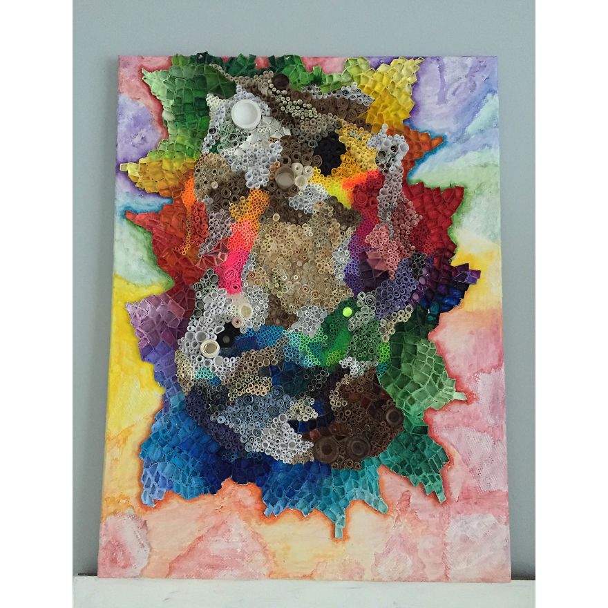 Instead Of Throwing Away Things, I Decided To Make Art