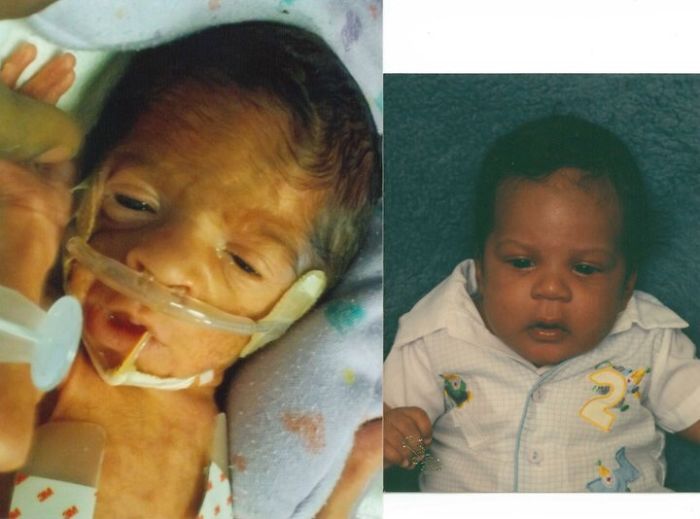 Son (left) And Father