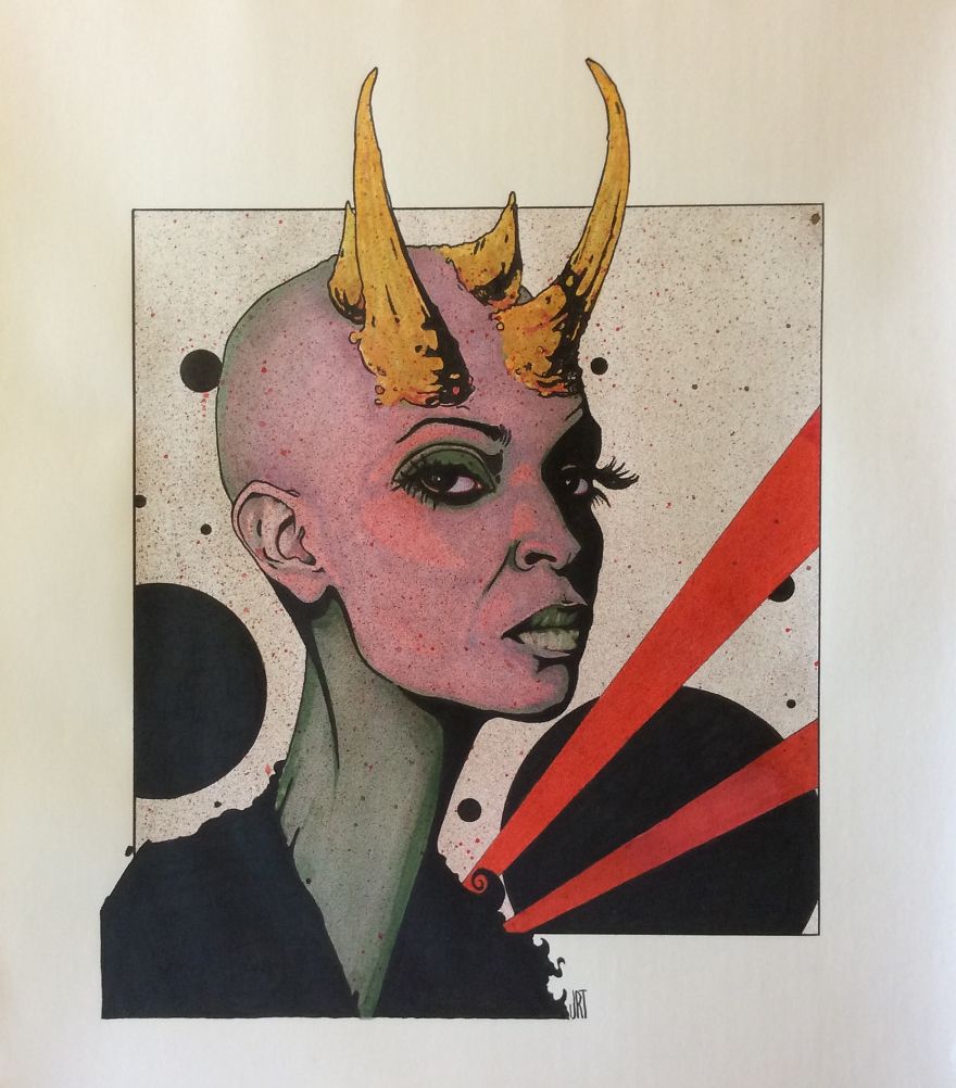 I Draw Because I'm Bored Of Television