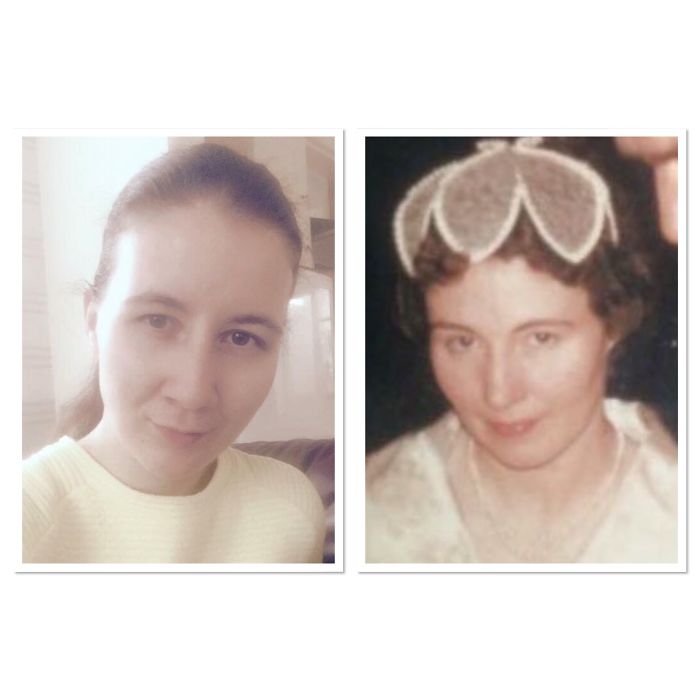 Granddaughter & Grandmother 60 Years Apart