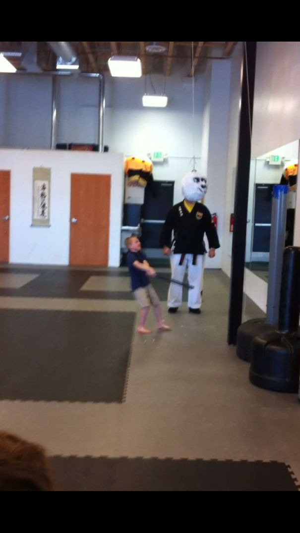 Piñata Po Became Sensei Po.