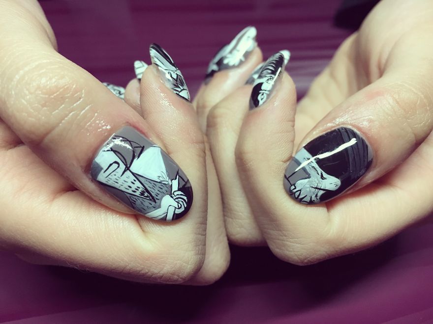 I Create Timeless Artwork On Nails