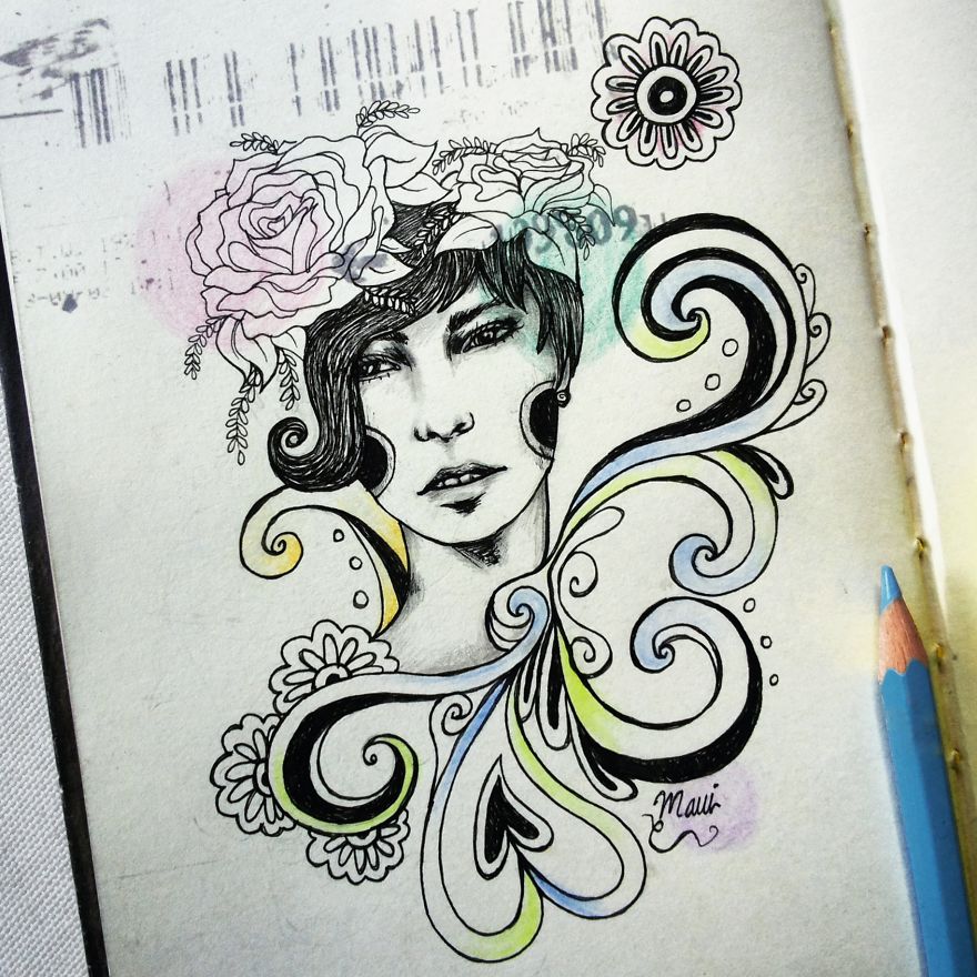 People Would Have To Be One Of My Favorite Things To Illustrate