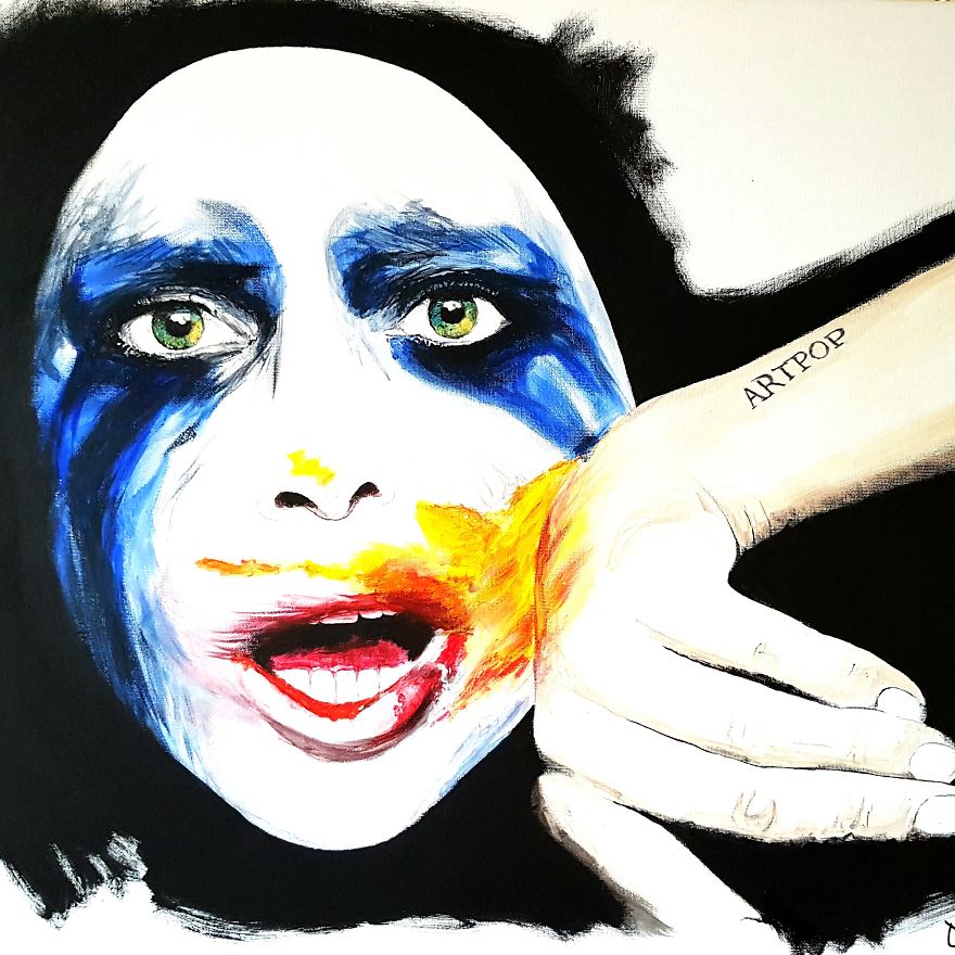 Black And White Celebrity Art