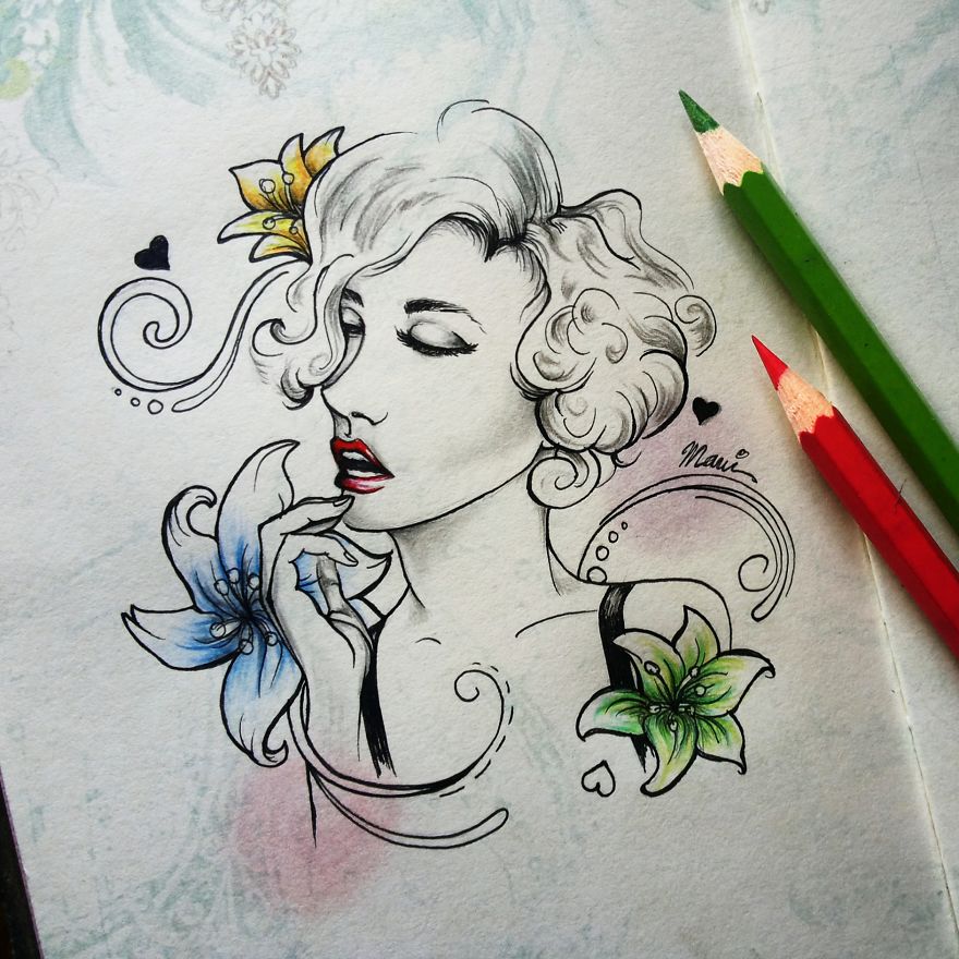 People Would Have To Be One Of My Favorite Things To Illustrate