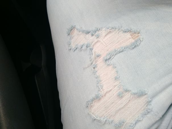 The Ware On My Pants Looks Like A Dog
