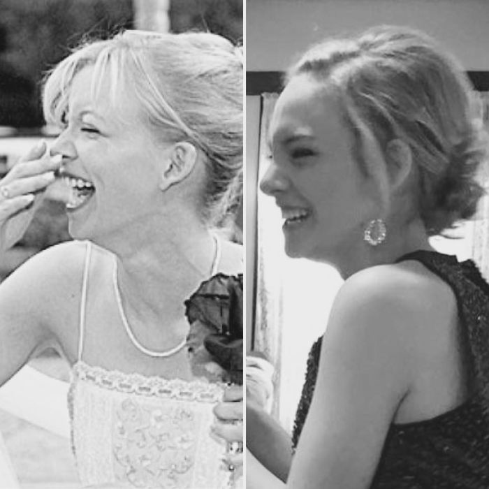 Mom And Daughter. Mom At 26, Daughter At 16.