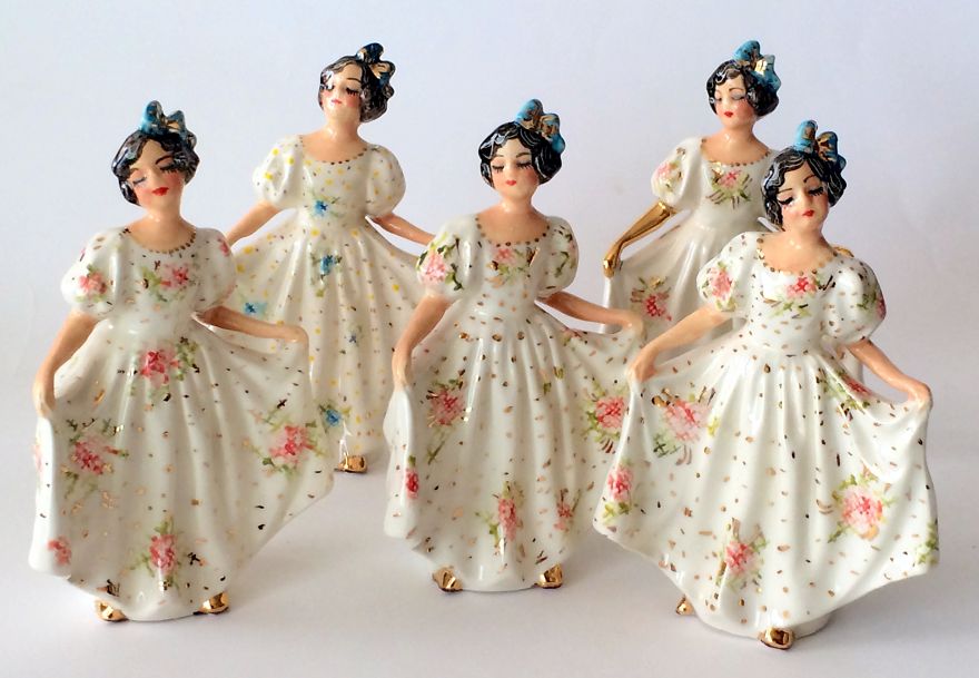I Create Ceramic Dolls Inspired By Vintage Figurines