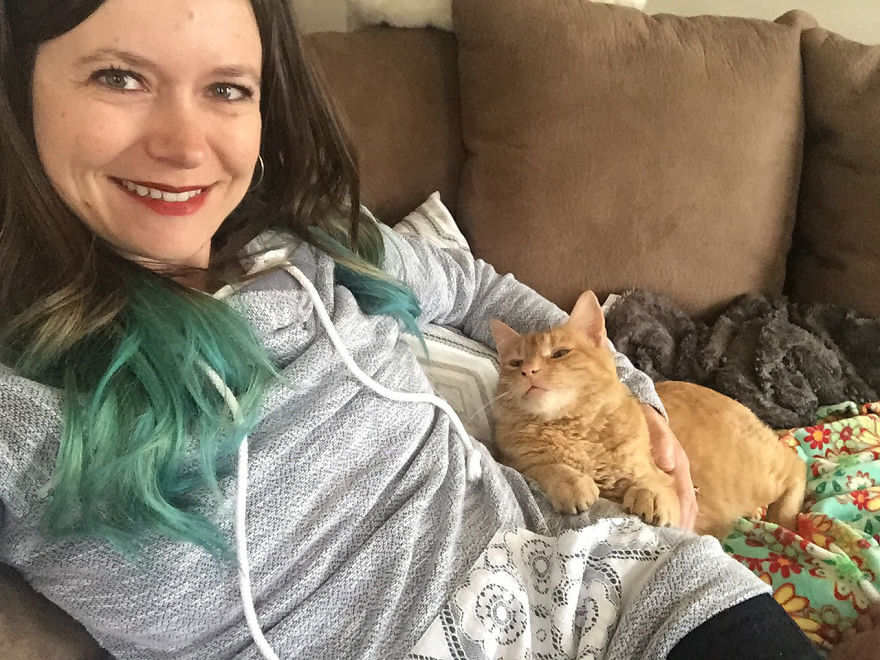 We Adopted A Stray Cat And He Can't Stop Showing His Gratitude We Adopted A Stray Cat And He Can't Stop Showing His Gratitude