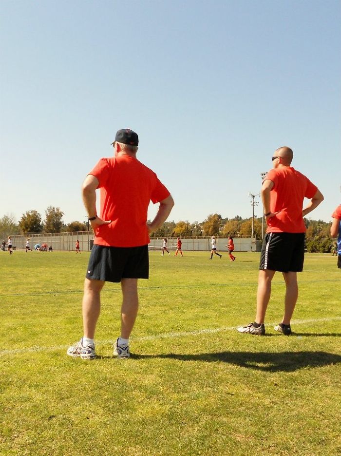 My Entire Life, My Dad Was My Soccer Coach - His First Game Watching Me Coach, This Happened. Genetic Much?