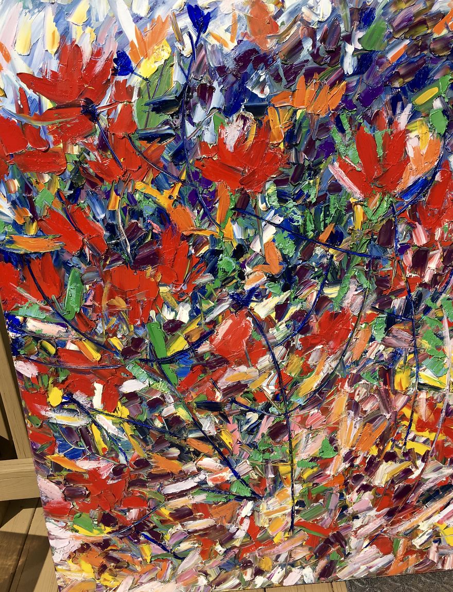 32 Tubes Of Oil Paint, 4 Months Of Drying And Here's The Result 32 Tubes Of Oil Paint, 4 Months Of Drying And Here's The Result