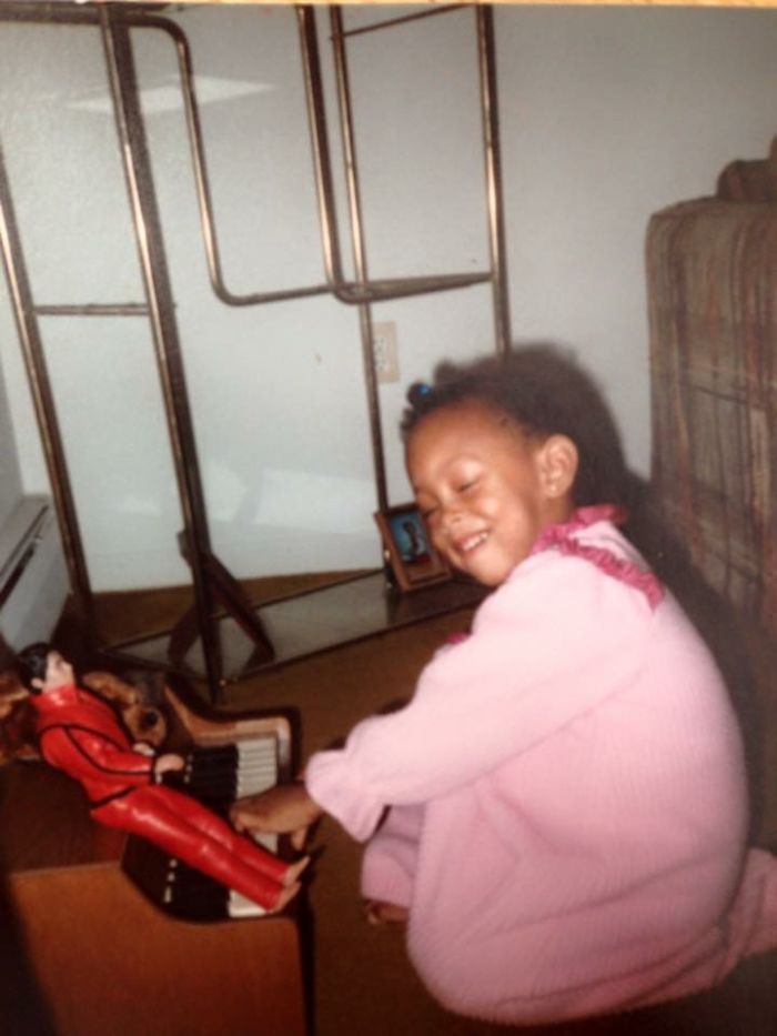 Mom At 4 Years Old Playing Piano