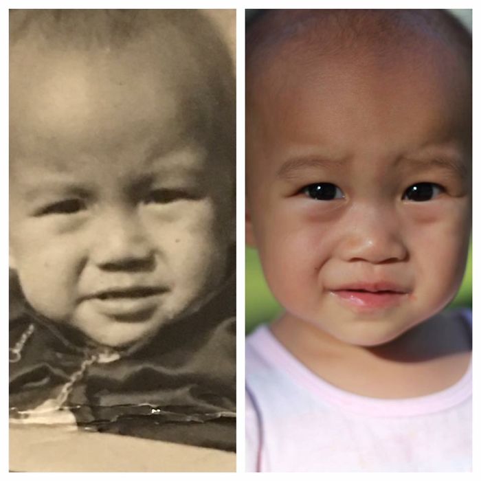 Me In 1979, My Daughter In 2012