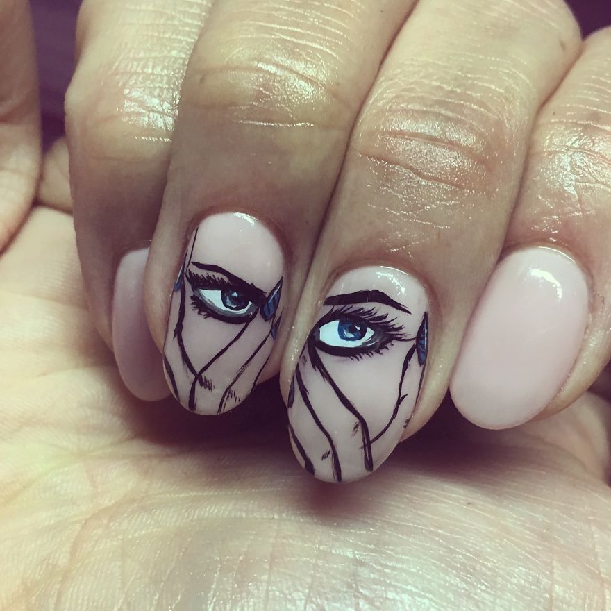 I Create Timeless Artwork On Nails I Create Timeless Artwork On Nails