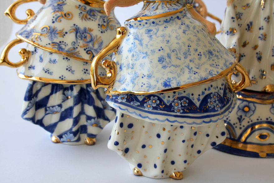 I Make Ceramic Dolls Based On Old Dolls No Longer Manufactured Today