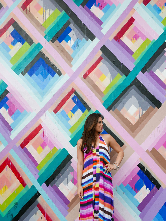 Maya Hayuk At Wynwood Walls In Wynwood, Fl