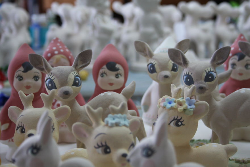 I Make Ceramic Dolls Based On Old Dolls No Longer Manufactured Today