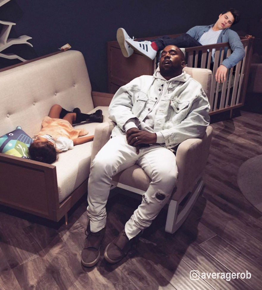 Kanye, North And Rob: Nappers In Paris (single Coming Soon) Kanye, North And Rob: Nappers In Paris (single Coming Soon)