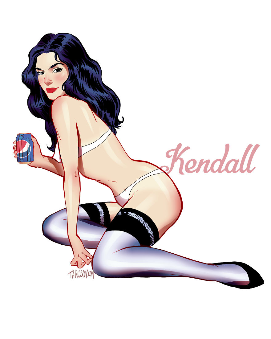 Kardashian's Pin-Up