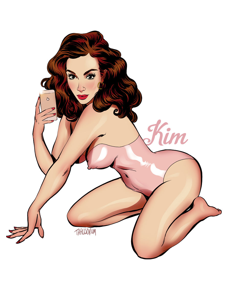Kardashian's Pin-Up