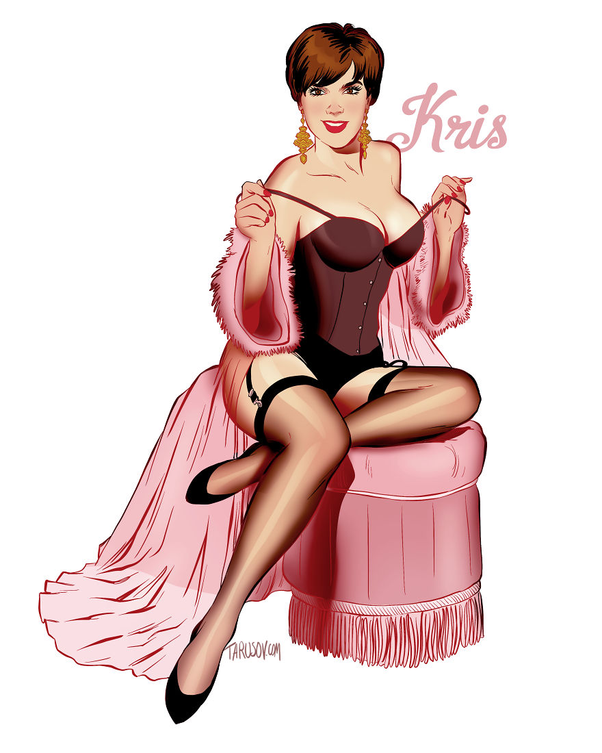 Kardashian's Pin-Up
