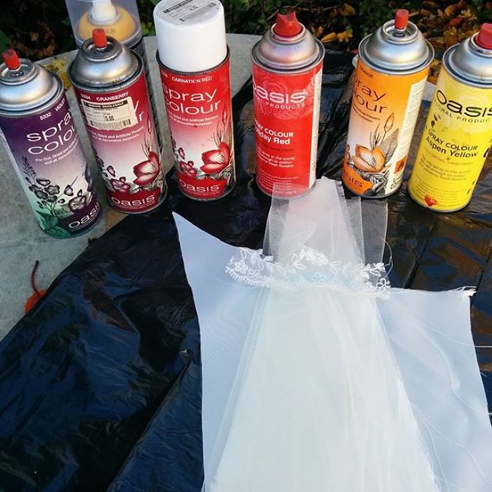 We Spent 61 Hours To Create This Incredible Dipdye Wedding Dress