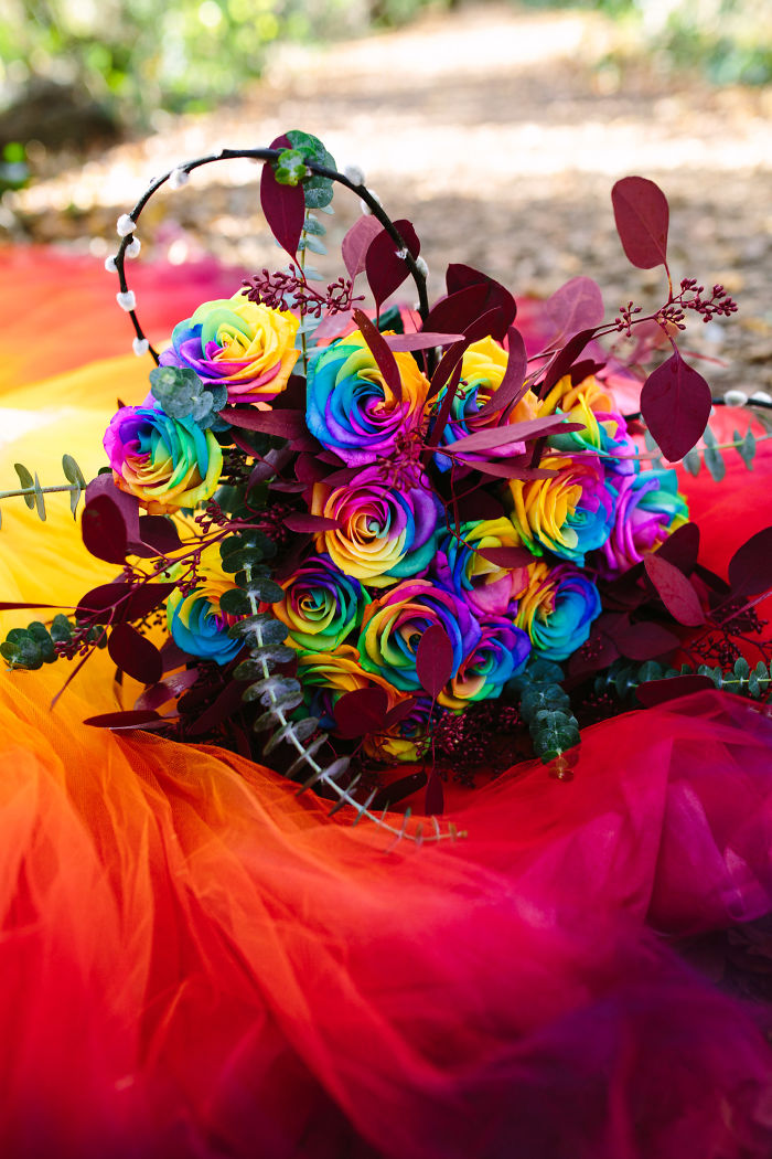 We Spent 61 Hours To Create This Incredible Dipdye Wedding Dress