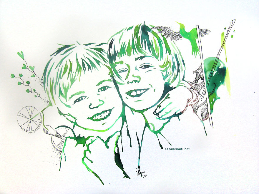 I Create Personalized Portraits With Persian Calligraphy Based On Their Hobbies And Favorite Things I Create Personalized Portraits With Persian Calligraphy Based On Their Hobbies And Favorite Things