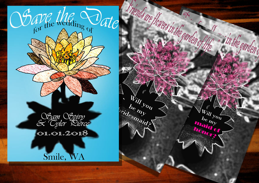 I Make Event Invitations Celebrating Nature