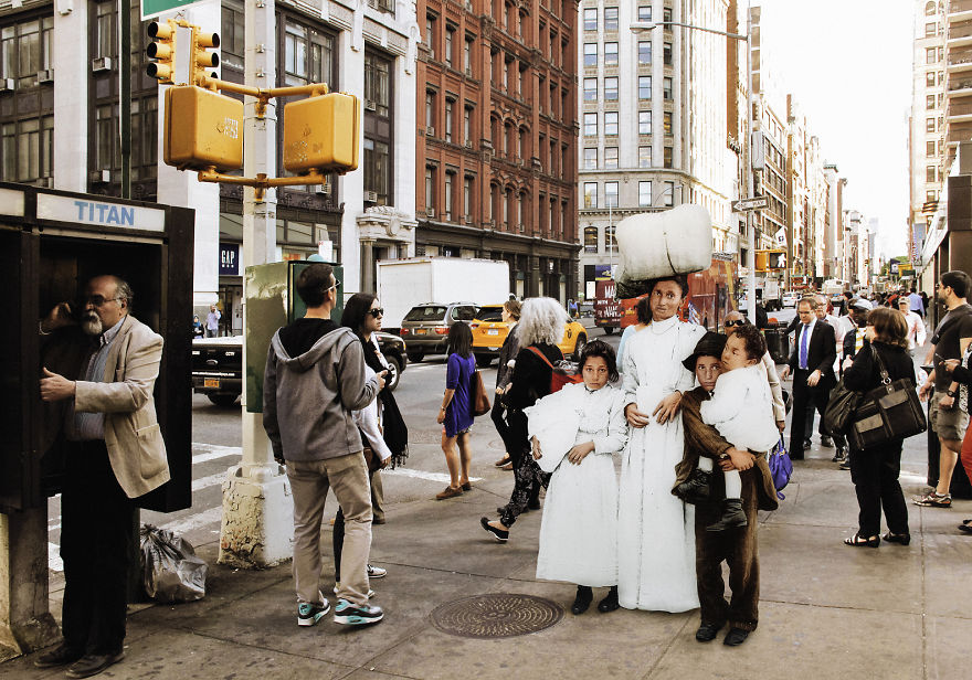 I Made Immigrants' Dream Come True By Photoshopping Them Into Today's New York I Made Immigrants' Dream Come True By Photoshopping Them Into Today's New York