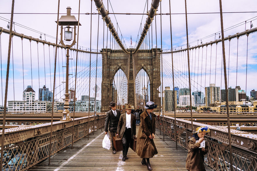 I Made Immigrants' Dream Come True By Photoshopping Them Into Today's New York I Made Immigrants' Dream Come True By Photoshopping Them Into Today's New York